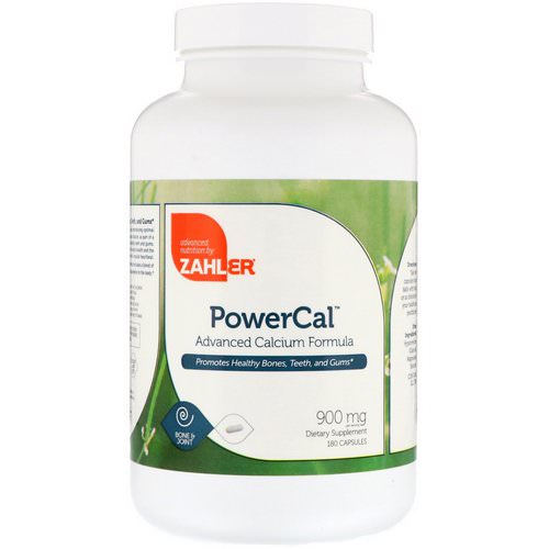 Zahler, PowerCal, Advanced Calcium Formula, 900 mg, 180 Capsules Review