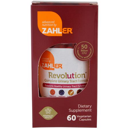 水果, 超級食物: Zahler, Revolution, Complete Urinary Tract Formula, 60 Vegetarian Capsules