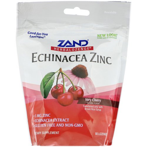 Zand, Herbalozenge, Echinacea Zinc, Very Cherry, 80 Lozenges Review