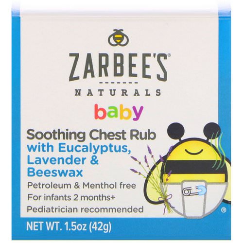 Zarbee's, Baby, Soothing Chest Rub with Eucalyptus, Lavender & Beeswax, 1.5 oz (42 g) Review