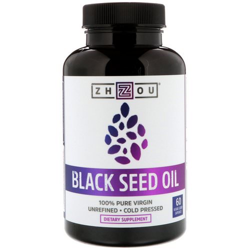 Zhou Nutrition, Black Seed Oil, 60 Vegetarian Capsules Review