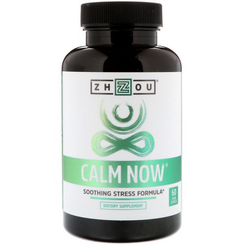 Zhou Nutrition, Calm Now, Soothing Stress Formula, 60 Veggie Capsules Review