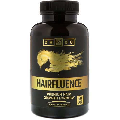 Zhou Nutrition, Hairfluence, Premium Hair Growth Formula, 60 Veggie Capsules Review