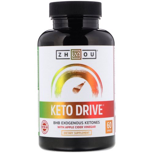 Zhou Nutrition, Keto Drive, BHB Exogenous Ketones, 60 Capsules Review