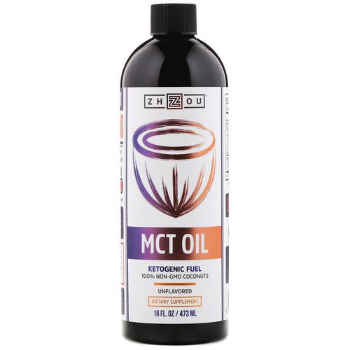 Zhou Nutrition, MCT Oil, Unflavored, 16 fl oz (473 ml) Review