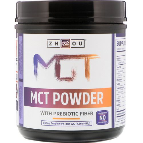 Zhou Nutrition, MCT Powder with Prebiotic Fiber, 14.5 oz (411 g) Review