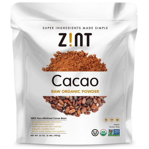 Zint, Raw Organic Cacao Powder, 2 lbs (907 g) Review