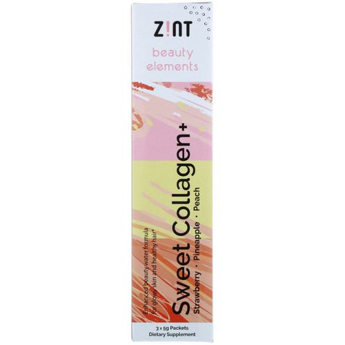 Zint, Sweet Collagen, Peach, Pineapple, Strawberry, 3 Individual Packets, 5 g Each Review