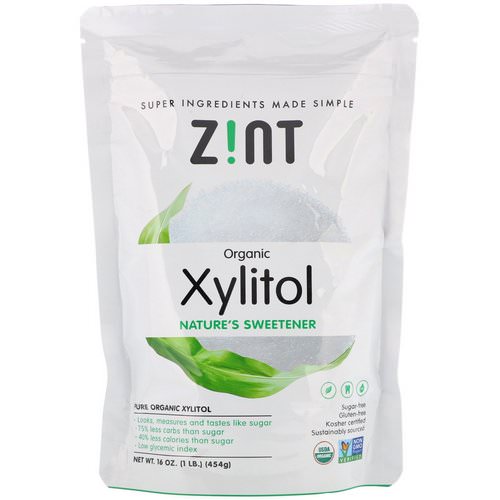 Zint, Organic Xylitol, Nature's Sweetener, 16 oz (454 g) Review