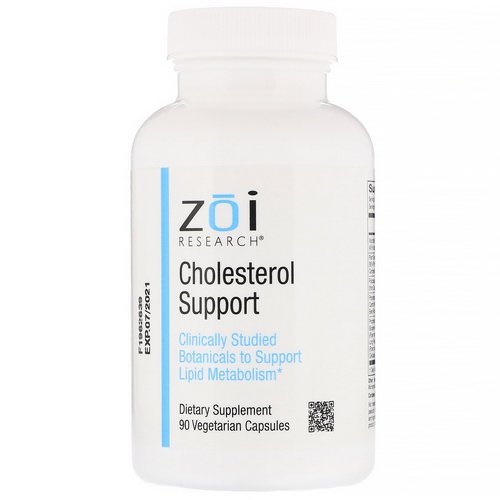 ZOI Research, Cholesterol Support, 90 Vegetarian Capsules Review