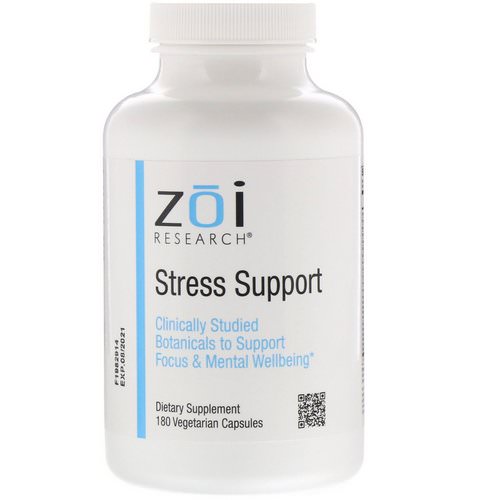 ZOI Research, Stress Support, 180 Vegetarian Capsules Review