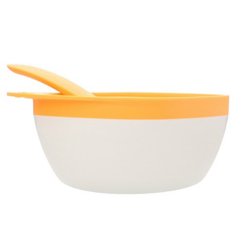 Zoli, Mash, Bowl & Spoon Kit, +6mo, Orange, 1 Bowl + 1 Spoon Review
