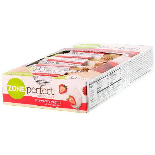 ZonePerfect, Nutrition Bars, Strawberry Yogurt, 12 Bars, 1.76 oz (50 g) Each Review
